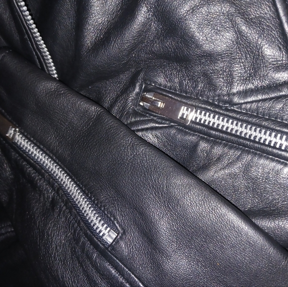 Walter Baker Allison Leather Moto Jacket. XL - Picture 10 of 16